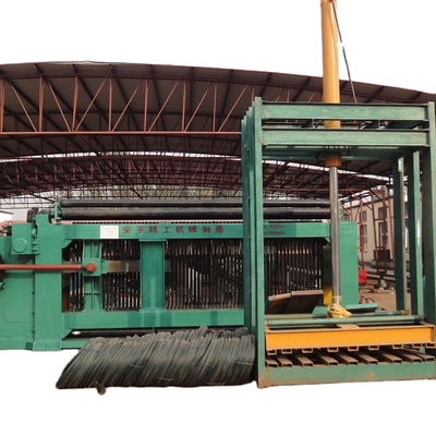 Trung Quốc Máy lưới lục giác màu xanh lá cây 2m với sức mạnh cắt thủy lực 2,2Kw nhà cung cấp
